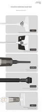 Cordless 2-in-1 Handheld & Stick Vacuum Cleaner with Detachable Water Tank & Dust Mite Remover(black)