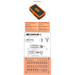 38-Piece Ratchet Screwdriver & Socket Wrench Set - Professional Multi-Bit Repair Tool Kit with Portable Case(orange)