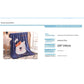 Ultra-Soft Kids Plush Fleece Blanket - Cozy Cartoon Animal Throw for All Seasons (Fawn)