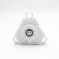 Two Sci-Fi Triangular Keychain Fidget Spinner - 3D Printed EDC Stress Relief Toy(white)