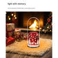 Portable Christmas LED Lantern - Dimmable, 3 Color Temps, 5200mAh Battery & Memory Function(Silver)