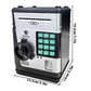 Electronic Piggy Bank Safe Box for Kids - Automatic Bill & Coin Bank with Password Protection, Music & Lights(black)