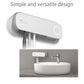 Smart UVC Toothbrush Sterilizer & Holder with Heat Drying, Radar Sensor Night Light(white)