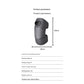 Rechargeable Heated Knee Massager Brace with Vibration & Adjustable Straps(Black)