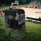 Portable Outdoor Chair Cover with Mosquito Net & Sun Canopy - UV & Water-Resistant Shelter for Camping & Fishing(black 185*125*205CM)