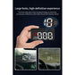 Compact OBD2 Car Head-Up Display (HUD) - Digital Speedometer with 5 Alarm Functions & Adaptive Brightness(black)
