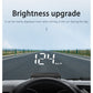Compact OBD2 Car Head-Up Display (HUD) - Digital Speedometer with 5 Alarm Functions & Adaptive Brightness(black)