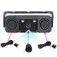 3-in-1 Car Reversing Camera & Parking Sensor System with Monitor - License Plate Frame Mount, Waterproof & Night Vision(black)