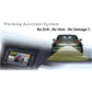 3-in-1 Car Reversing Camera & Parking Sensor System with Monitor - License Plate Frame Mount, Waterproof & Night Vision(black)