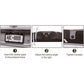 3-in-1 Car Reversing Camera & Parking Sensor System with Monitor - License Plate Frame Mount, Waterproof & Night Vision(black)