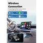Mini 2-in-1 Wireless CarPlay & Android Auto Adapter - 5GHz WiFi 6, Bluetooth 5.4, Plug & Play Dongle(black)