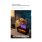 Fireplace Flame Effect Aroma Diffuser & Humidifier with 7-Colour Light, Timer & Remote Control(black)