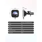 Wireless CarPlay Adapter with 1.6" Multi-Functional Screen, Car Diffuser & 360 Vent Clip(silver)