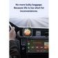 Wireless CarPlay Adapter with 1.6" Multi-Functional Screen, Car Diffuser & 360 Vent Clip(silver)