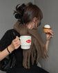 2pc Luxuriously Soft Winter Scarf with Tassel Fringe - Ultra Cozy & Warm Neck Wrap(Royal blue)