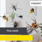 3pc DIY Magnetic Window Screen Kit - Fine Mesh Insect Net, No Drilling Required, Cut to Size(black 150cm x 130cm)