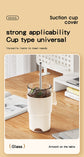 Multi-Purpose Anti-Spill Cup Holder with Suction Base & Detachable Phone Stand(pink)