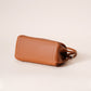 Genuine Leather Flap Crossbody Bag with Elephant Charm - Compact & Stylish Shoulder Purse(Black)