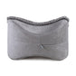 Grey Ergonomic Memory Foam Knee Pillow for Side Sleepers - Leg Positioner for Sciatica, Back, Hip & Joint Pain Relief