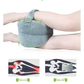 Grey Ergonomic Memory Foam Knee Pillow for Side Sleepers - Leg Positioner for Sciatica, Back, Hip & Joint Pain Relief