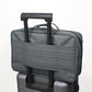 Heather Grey Versatile Travel Organizer Bag with Luggage Sleeve - Portable Carry-On for Laptop, Shoes & Accessories