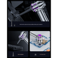 Silver and Purple 4-in-1 Cordless Handheld Vacuum Cleaner - Powerful 16KPa Suction with Brushless Motor, Blower & Air Pump