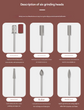 White Professional Rechargeable Nail Drill Machine - 45000RPM Portable E-File Kit for Acrylic, Gel, Polishing & Manicure