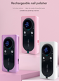 Purple Professional Rechargeable Nail Drill Machine - 45000RPM Portable E-File Kit for Acrylic, Gel, Polishing & Manicure