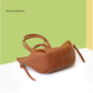 Black Chic Minimalist PU Leather Tote Bag - Women&