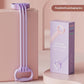 Purple Adjustable Resistance Chest Expander with 6 Levels - Cute Cat Ear Puller for Full Body Workout
