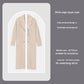 White Edge 10-Pack Hanging Garment Bags for Closet Storage - Translucent Dust-Proof Suit Covers, Washable & Reusable Coat Protectors (2 Sizes)