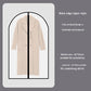 Black Edge 10-Pack Hanging Garment Bags for Closet Storage - Translucent Dust-Proof Suit Covers, Washable & Reusable Coat Protectors (2 Sizes)