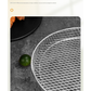Silver 3-Pack Stackable Air fryer Racks - Food Grade Stainless Steel Multi-Layer Dehydrator & Crisper Tray Accessory
