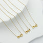 Style 4 Gold Infinity Necklace for Women - Dainty Titanium Steel Pendant with Sparkling Cubic Zirconia