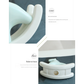 Green Modern Ceramic Rocking Horse Ornament - Cute Porcelain Figurine for Desk & Shelf Decor