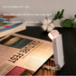 2 Pcs White USB Rechargeable Clip-on LED Book Light - 3 Color Modes & Dimmable Brightness for Eye-Caring Reading