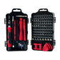 Red and Black Professional 115-in-1 Precision Screwdriver Set - Magnetic Repair Tool Kit for PC, Laptop, Phone & Electronics