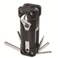 Black Versatile 16-in-1 Bike & Motorcycle Multi-Tool - Portable Repair Kit with Adjustable Wrench