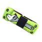 Green Versatile 16-in-1 Bike & Motorcycle Multi-Tool - Portable Repair Kit with Adjustable Wrench