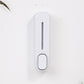 2 Pcs White Modern Wall-Mounted Press Soap Dispenser - 300ml Refillable Pump for Bathroom & Kitchen