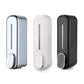 2 Pcs White Modern Wall-Mounted Press Soap Dispenser - 300ml Refillable Pump for Bathroom & Kitchen