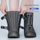 2 Pcs Size M White Reusable Waterproof Shoe Covers - Heavy Duty Non-Slip Rain Boot Protectors