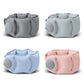 Blue Press-Pump Inflatable Travel Pillow - Ultra-Lightweight Ergonomic 360° Neck Support