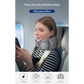 Pink Press-Pump Inflatable Travel Pillow - Ultra-Lightweight Ergonomic 360° Neck Support