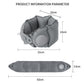 Pink Press-Pump Inflatable Travel Pillow - Ultra-Lightweight Ergonomic 360° Neck Support