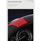 2-Pack (Type A + Type B)Black Sporty Carbon Fiber Leather Steering Wheel Cover - Universal 38cm Easy-Fit Elastic Grip