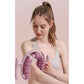Black 360° Wrap-Around Muscle Roller - 28-Wheel Massager for Legs, Arms & Calves