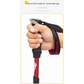 Short Black Ultralight Foldable Hiking Pole - Adjustable Aluminium Trekking Stick with EVA Grip for Outdoor Walking & Climbing