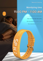 Black Smart Vibrating Alarm Watch - Digital Fitness Tracker Wristband with Pedometer & Sleep Monitor