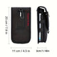 Black Heavy-Duty Tactical Phone Pouch - Multi-Pocket Belt Holster & Utility Waist Bag for Outdoor Work and EDC